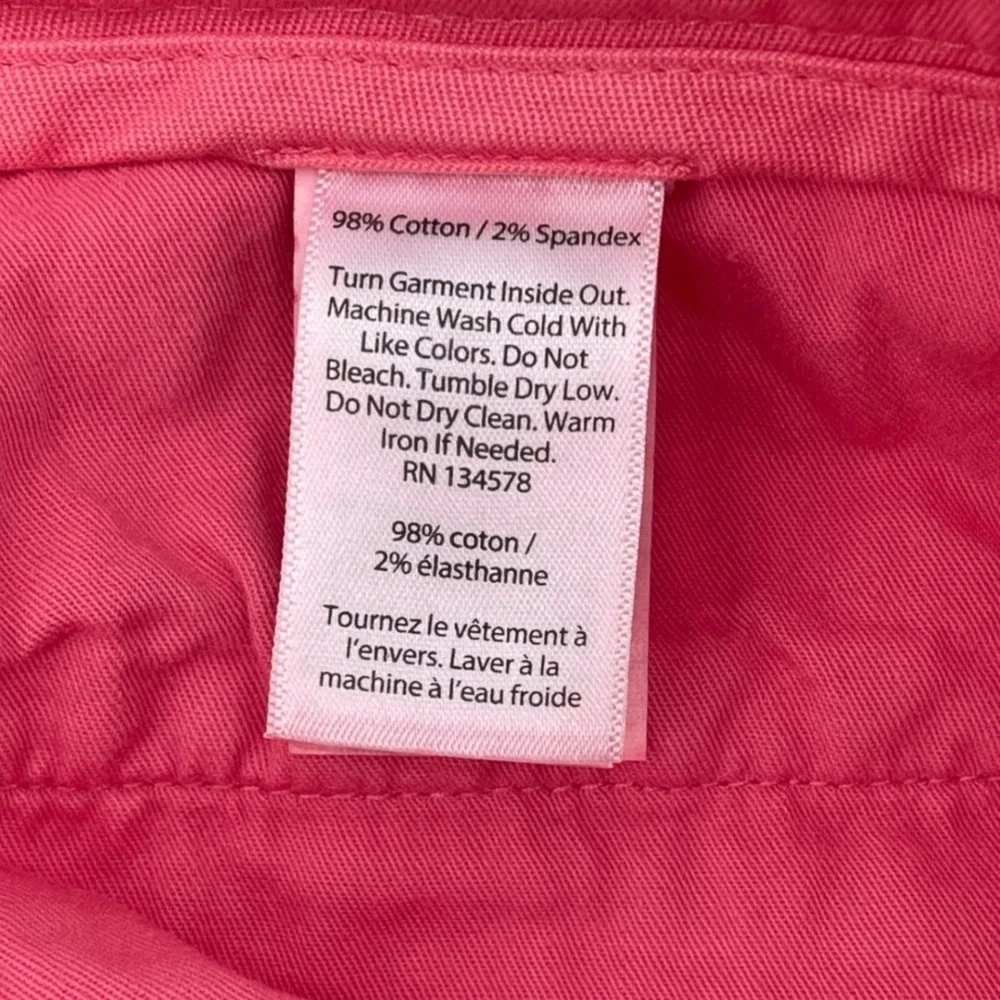Vineyard Vines Slim Fit Pant Mens 33x32 Lobster Reef Pink Chino 1P1290 NEW
